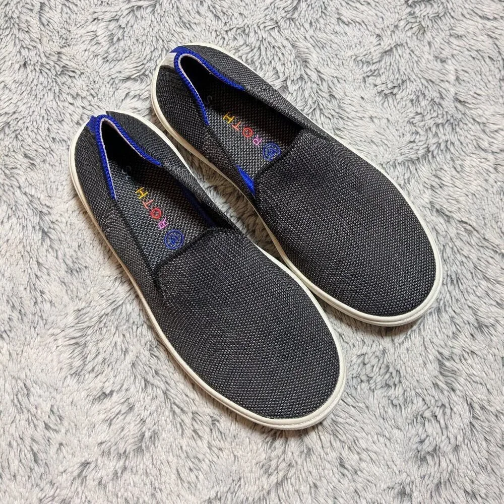 Rothy's Rothys Kids Sneakers Slip On Gray Size 3 Rainbow